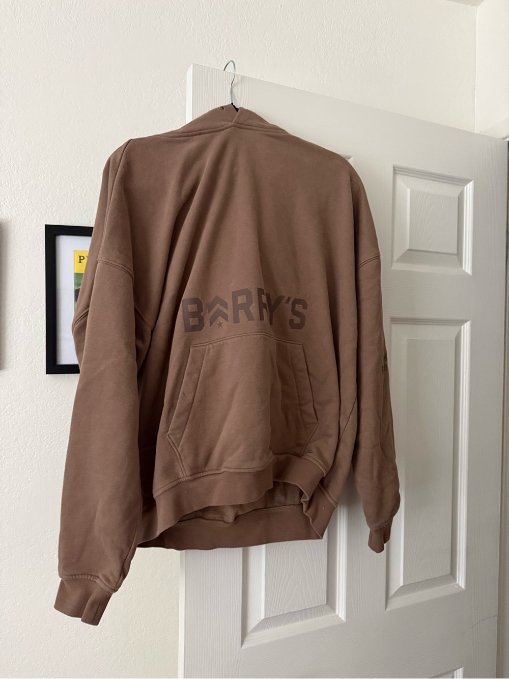 Barry's Brown Logo Pullover Sweatshirt